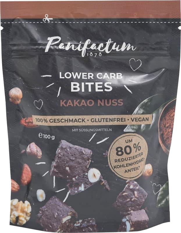 Panifactum Lower Carb Bites Cocoa Nut gluten-free