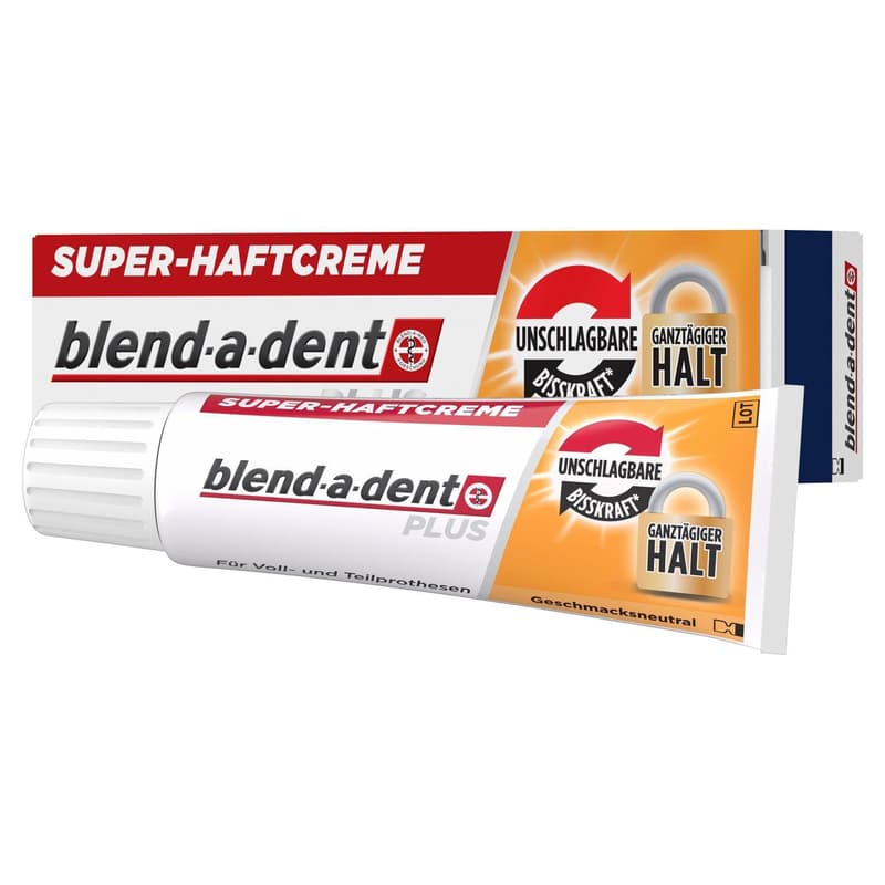 Blend-a-dent Plus Unschlagbare Bisskraft Haftcreme, Geschmacksneutral