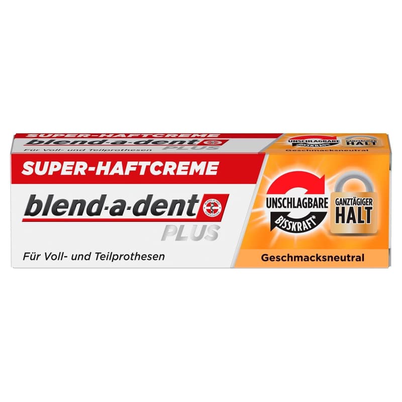 Blend-a-dent Plus Unschlagbare Bisskraft Haftcreme, Geschmacksneutral