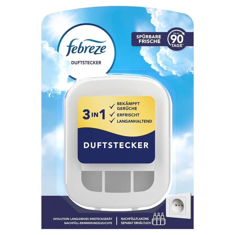 Febreze 3Volution Plug-in Refill, Combats Odors