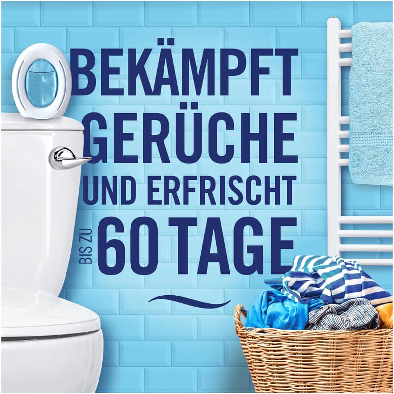 Febreze Amethyst Blütentraum Bad Lufterfrischer, Kontinuierliche Geruchsbekämpfung und -verhinderung
