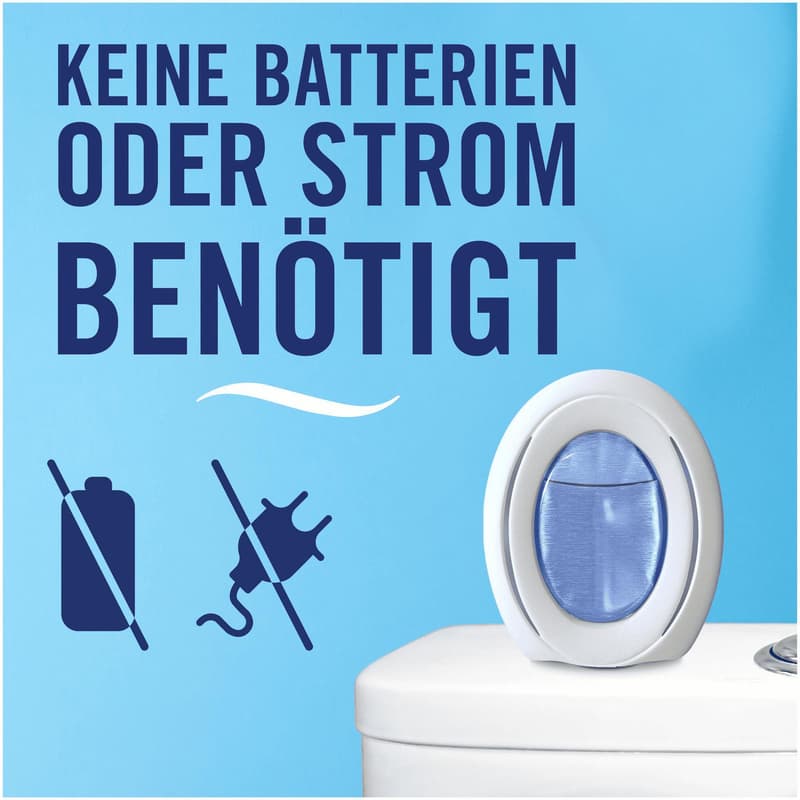 Febreze Zitrusfrische Bad Lufterfrischer, Kontinuierliche Geruchsbekämpfung und -verhinderung