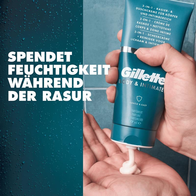 Gillette Body & Intimate 2-in-1 Rasier-und Duschcreme