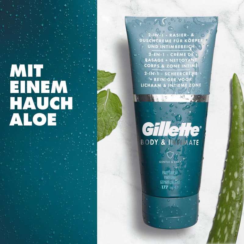 Gillette Body & Intimate 2-in-1 Rasier-und Duschcreme