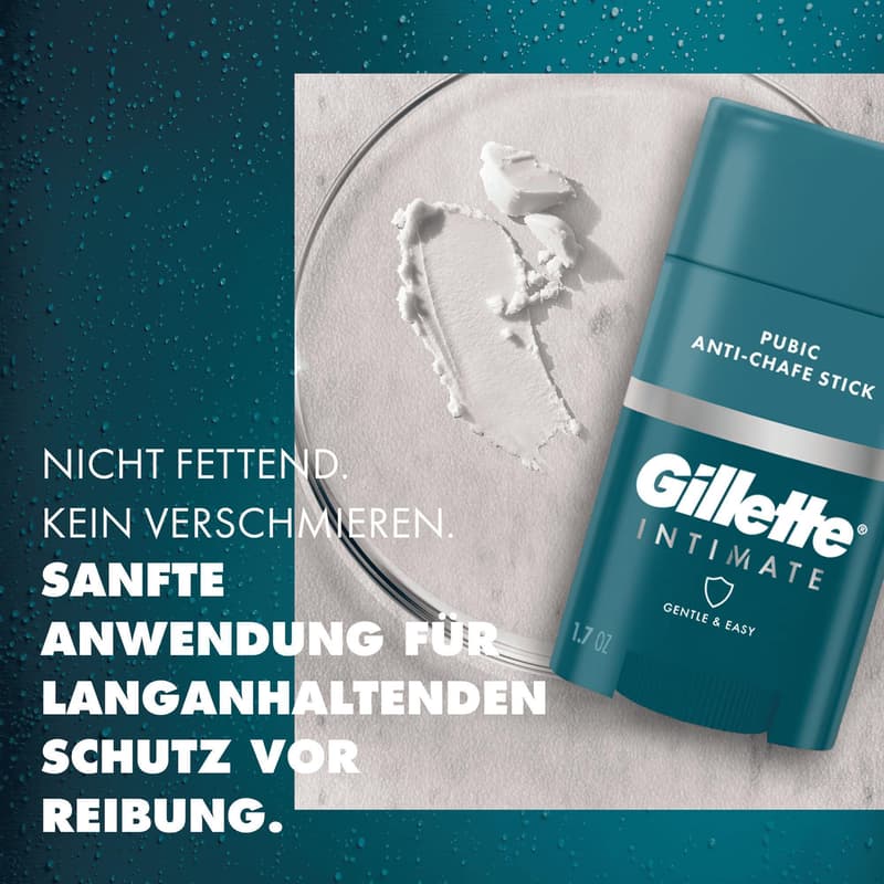 Gillette Intimate Anti-Scheuer-Stick, für Männer