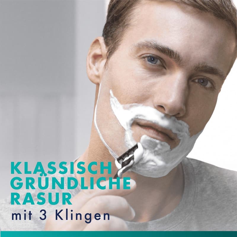 Gillette Mach3 Standard Rasierer Ersatzklingen für Männer
