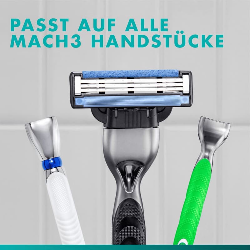 Gillette Mach3 Standard Rasierer Ersatzklingen für Männer