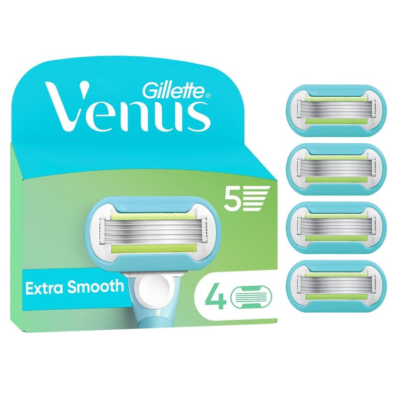 Gillette Venus Extra Smooth Women's Razor Blades, Replacement Blades
