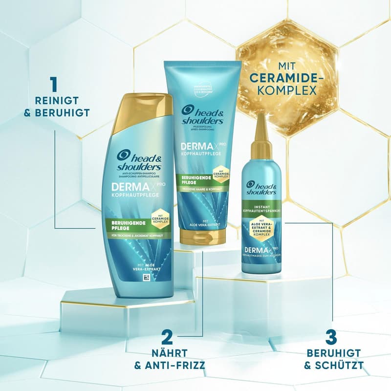 Head & Shoulders DermaXPro Anti-Dandruff Shampoo Aloe Vera Extract