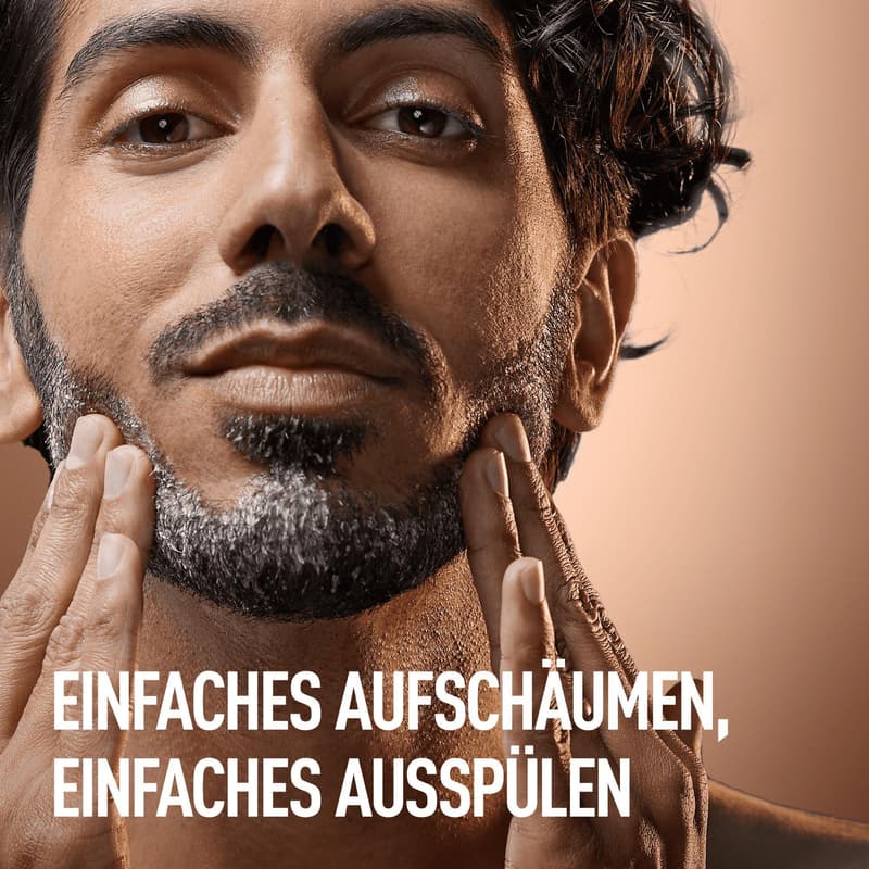 King C. Gillette 3-in-1 Bart-, Gesichts- und Haarwaschgel für Männer