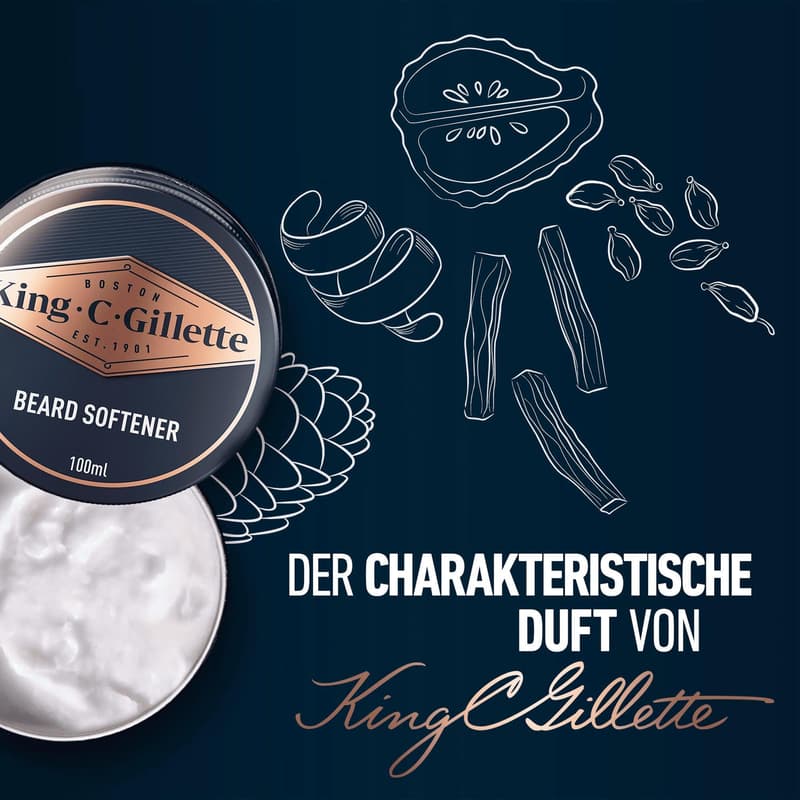 King C. Gillette Beard Balm for Men
