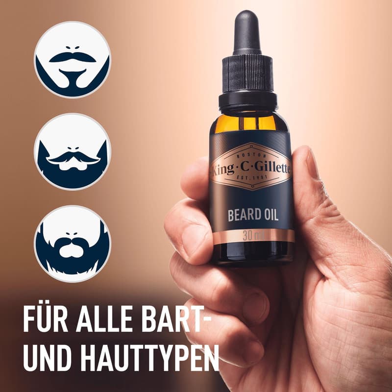 King C. Gillette Beard Oil for Men