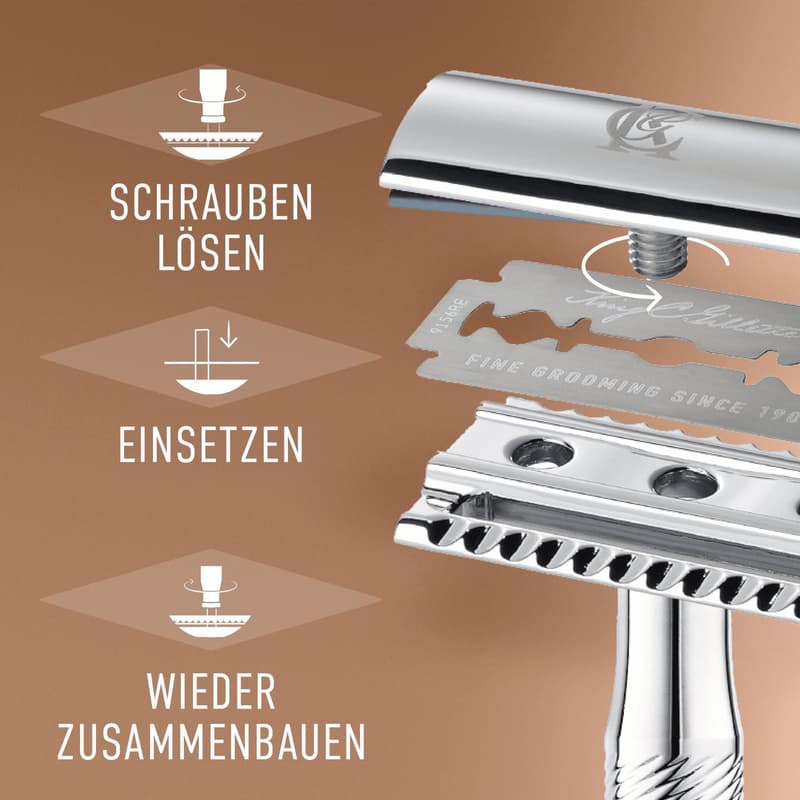 King C. Gillette safety razor for men