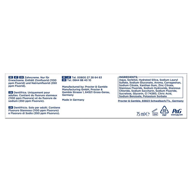 Oral-B Professional Intensive Gum Care & Antibacterial Protection Toothpaste