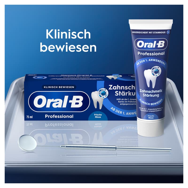 Oral-B Professional Enamel Strengthening Toothpaste, Fresh Mint