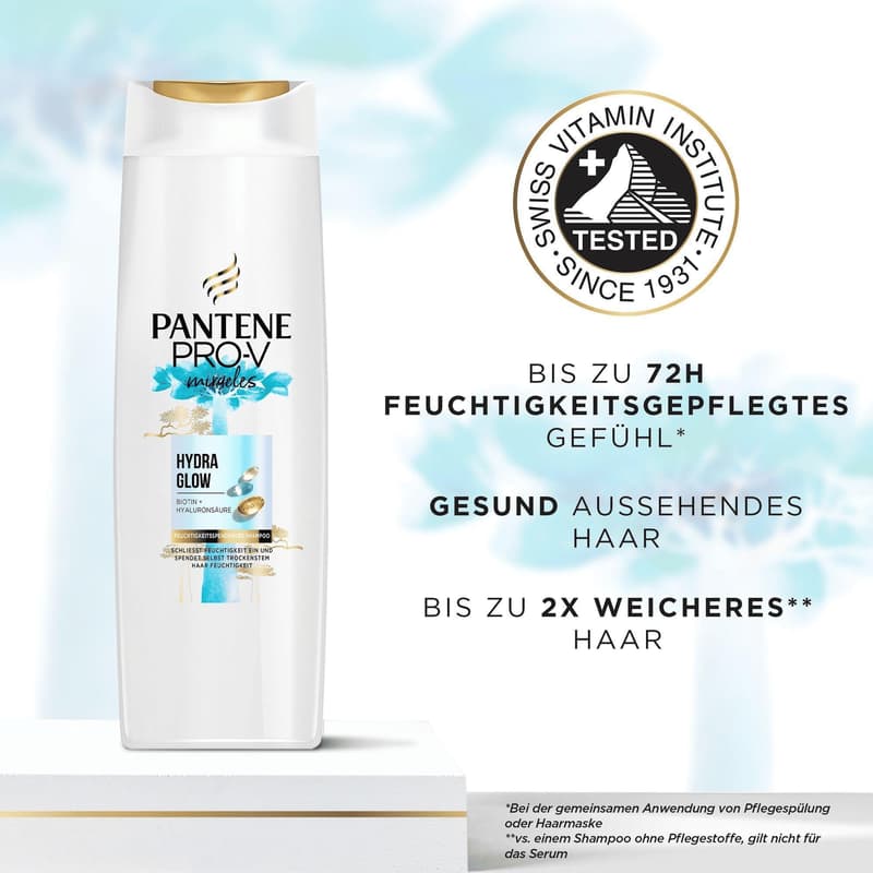 Pantene Pro-V Miracles Hydra Glow Moisturizing Shampoo with Biotin