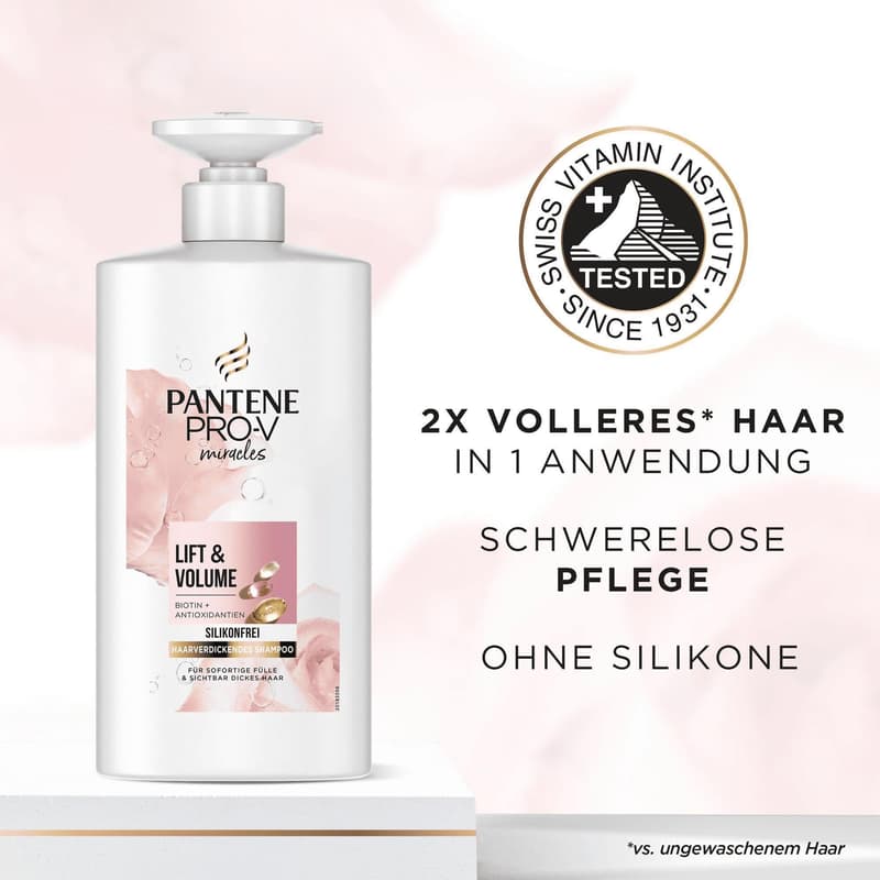 Pantene Pro-V Miracles Lift & Volume Hair Thickening Shampoo with Biotin