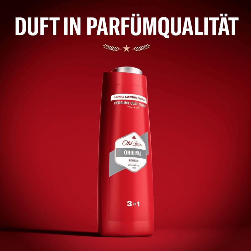 Old Spice Original 3-in-1 Shower Gel & Shampoo for Men