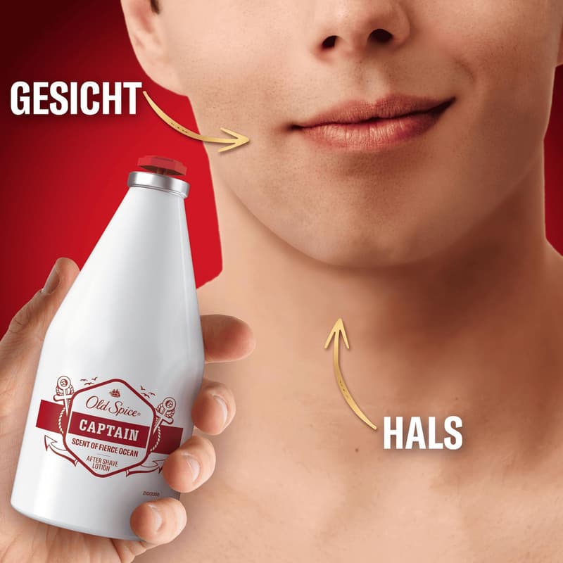 Old Spice Captain After Shave Lotion for Men