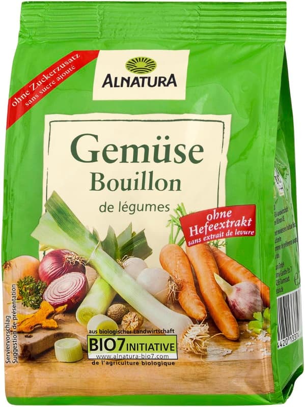 Alnatura Organic Vegetable Bouillon yeast-free refill pack