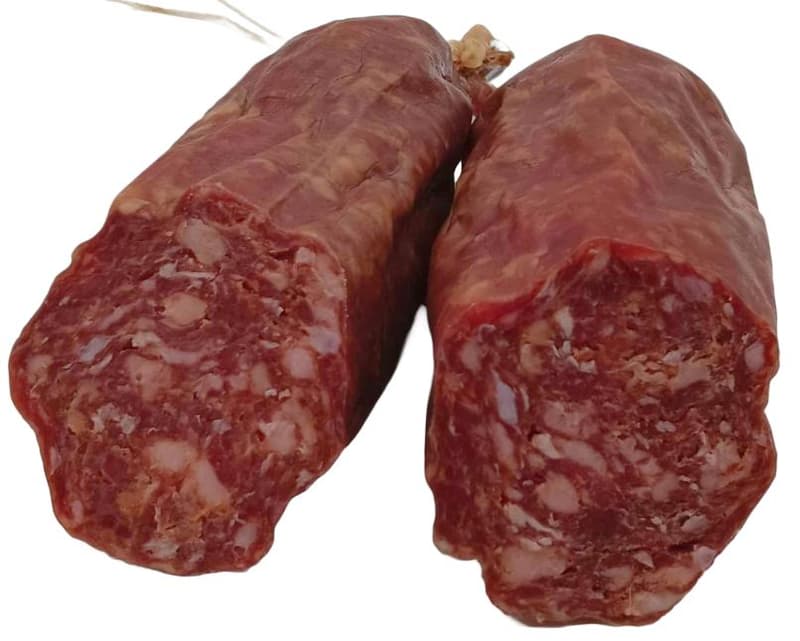 Wild sausage venison salami