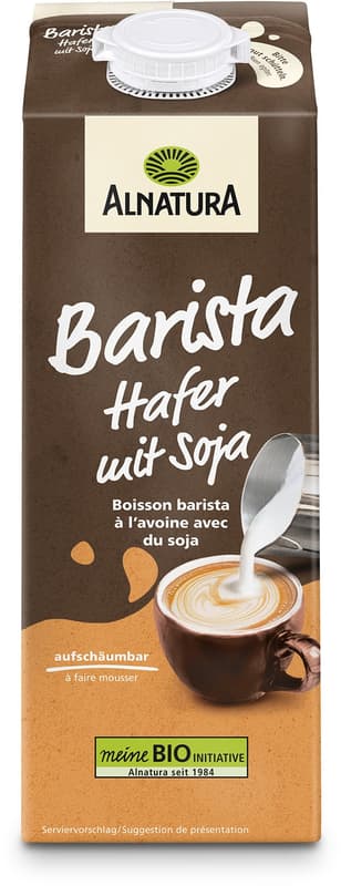 Alnatura Bio Barista Hafer mit Soja VEGAN