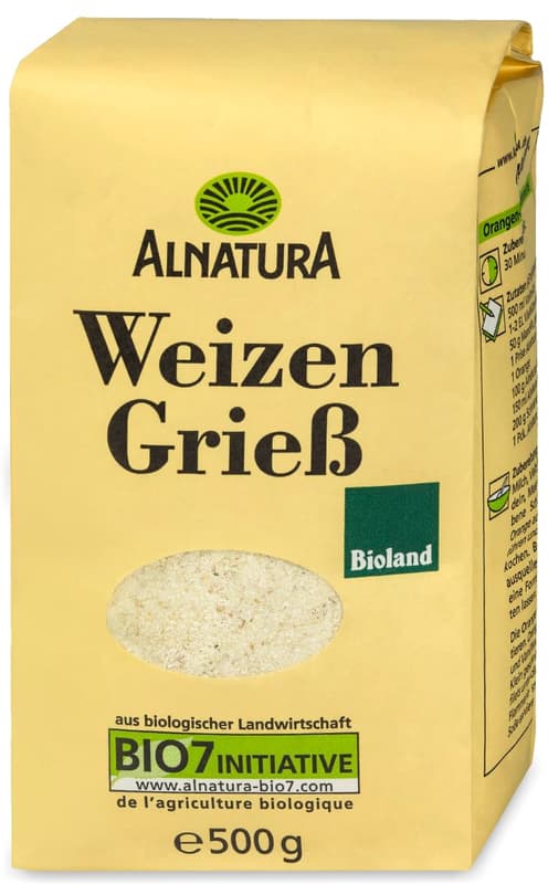Alnatura Organic Wheat Semolina