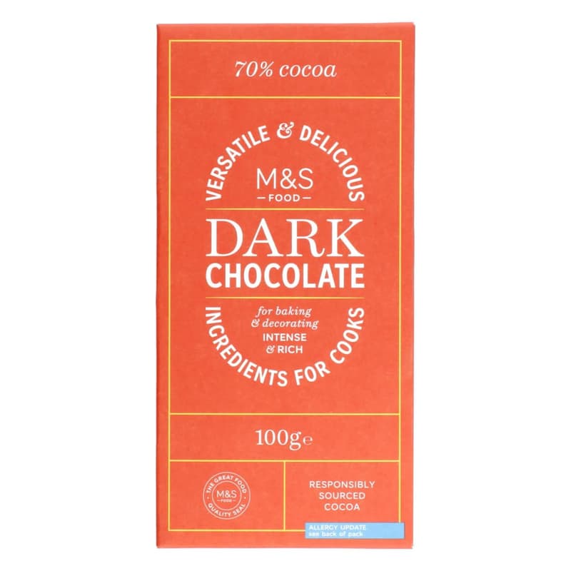 Marks & Spencer dark chocolate