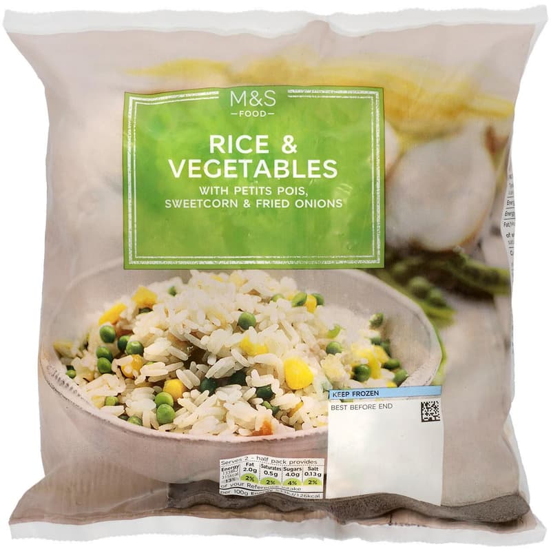 Marks & Spencer Rice & Vegetables