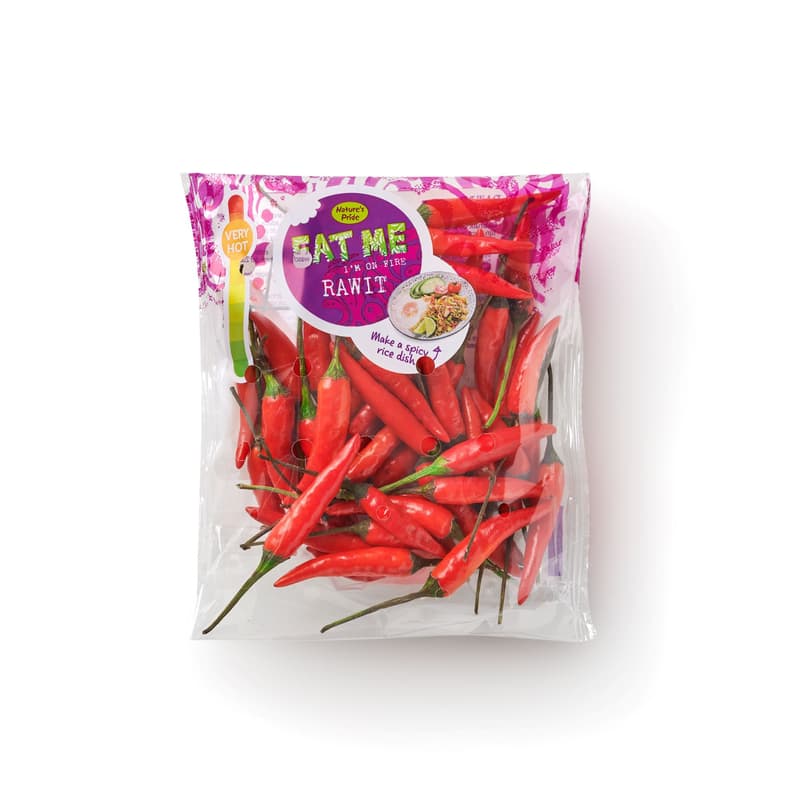 Chili Rawit rot, Beutel