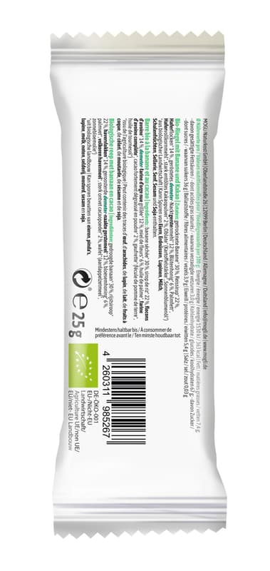 MOGLi Organic Cocoa Bar with Banana