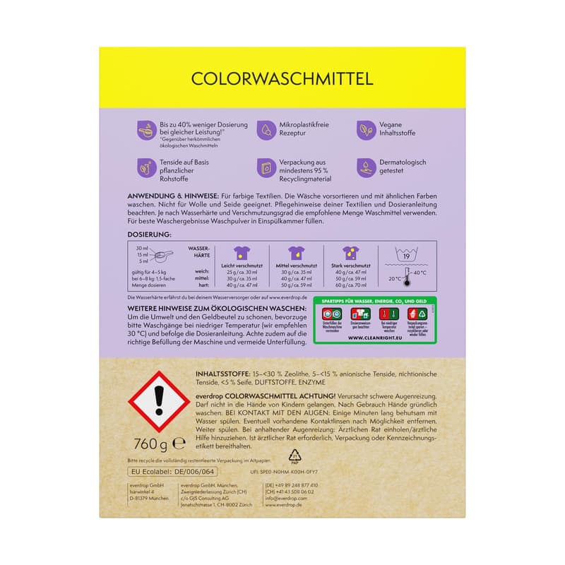 everdrop Colorwaschmittel