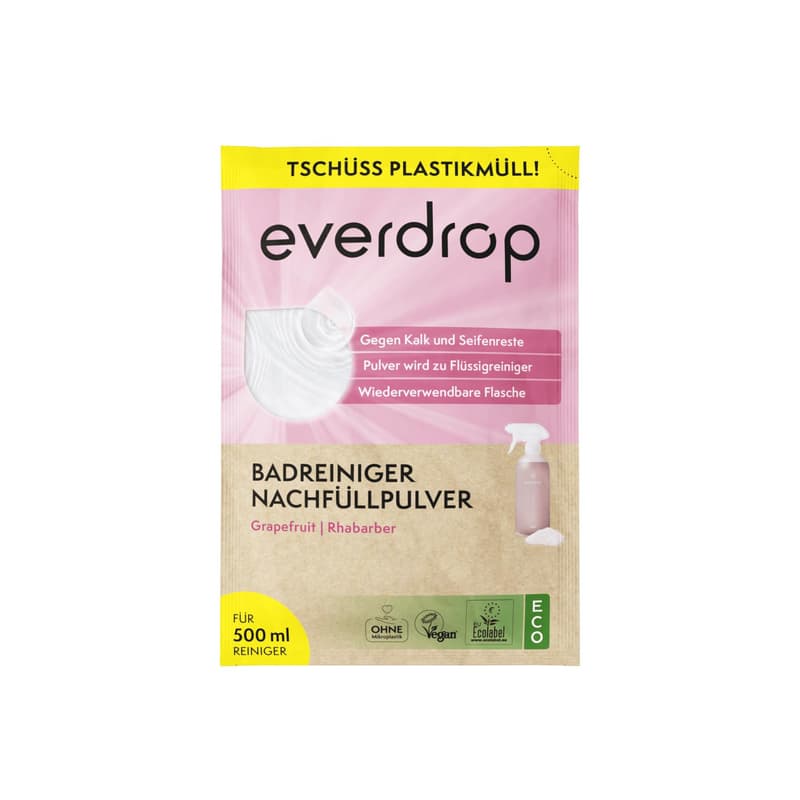 everdrop bathroom cleaner refill powder