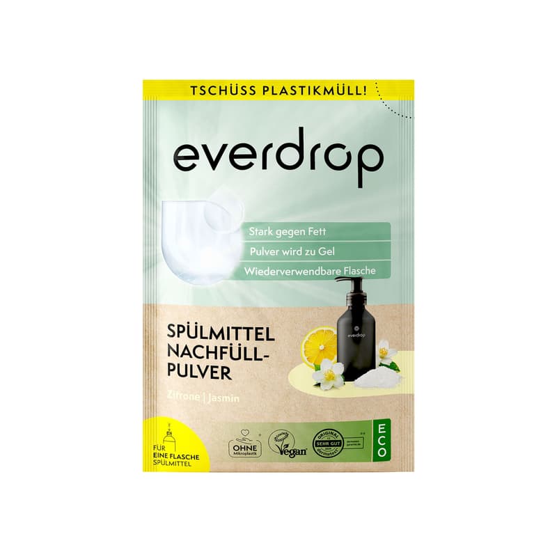 everdrop dishwashing liquid refill powder