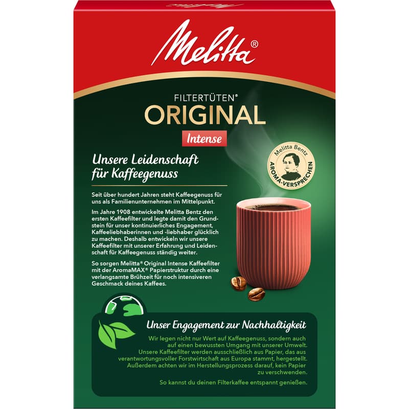 Melitta® Coffee Filters Original Intense 1x4