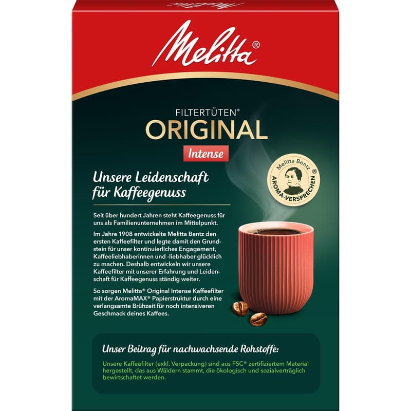 Melitta Filtertüten 1x4/80 Original Intense