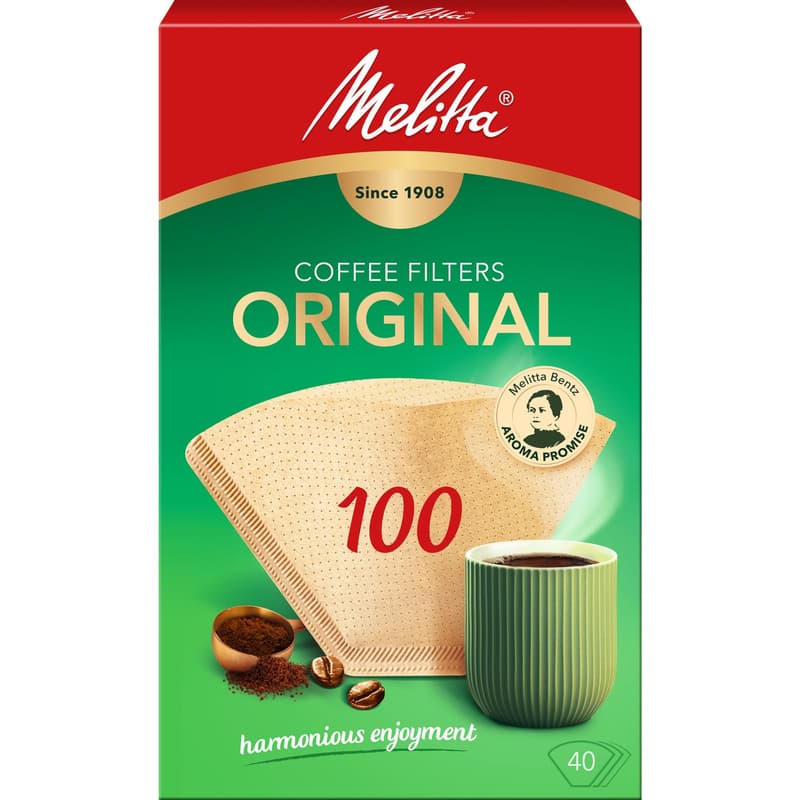 Melitta® Coffee Filters Original 100