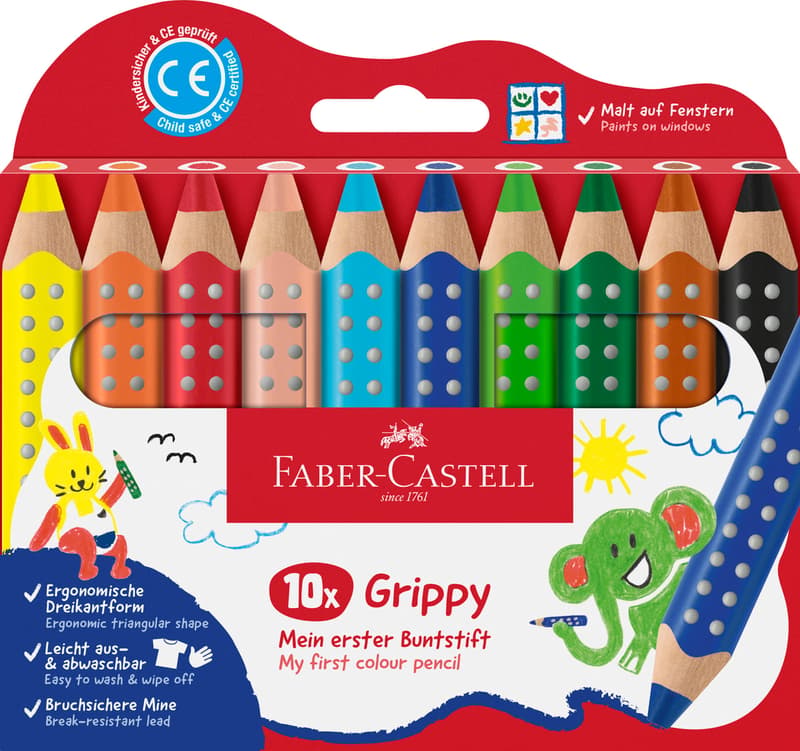 Colored Pencil Grippy 10 Set