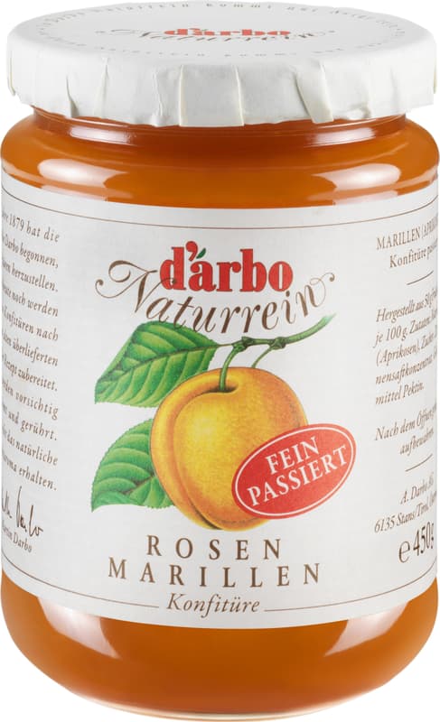 D'arbo Naturally Pure Rose Apricot Puree