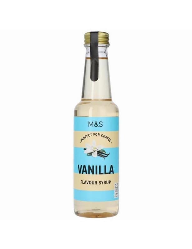 Marks & Spencer Zuckersirup mit Vanillegeschmack