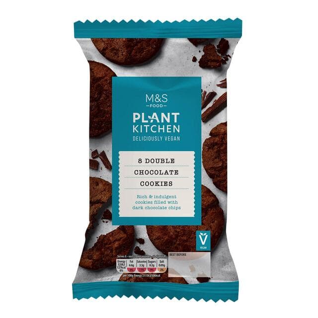 Marks & Spencer Double Chocolate Cookies vegan