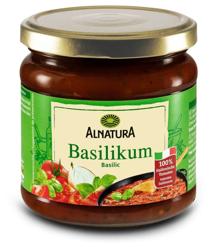 Alnatura Organic Tomato Sauce Basil