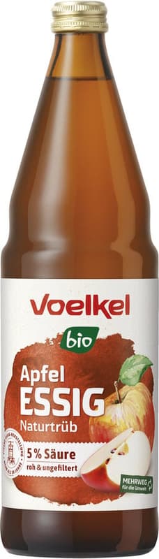Voelkel Organic Apple Cider Vinegar Naturally Cloudy (REFILLABLE)