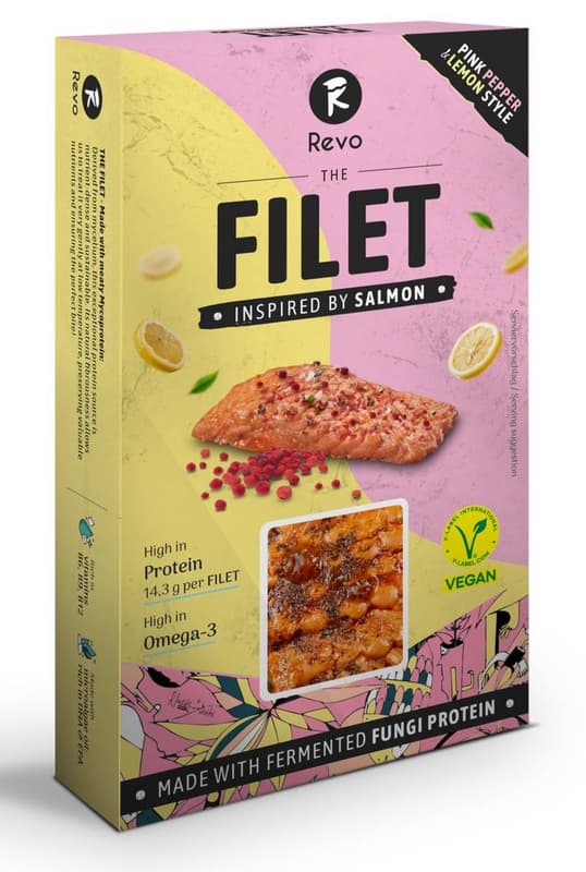 Revo The Filet inspiriert von Lachs - Pink Pepper & Lemon Style VEGAN
