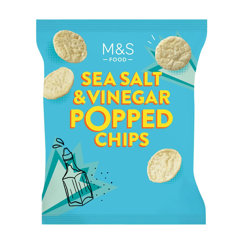 Marks & Spencer Puffed Potato Snacks with Sea Salt and Vinegar