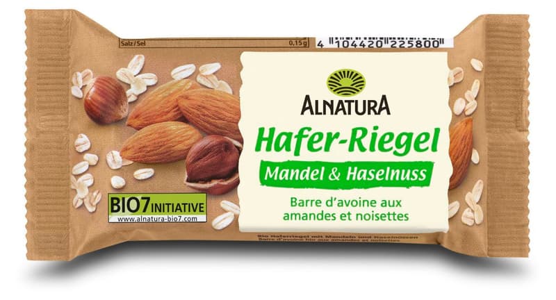 Alnatura BIO Hafer Riegel Mandel & Haselnuss