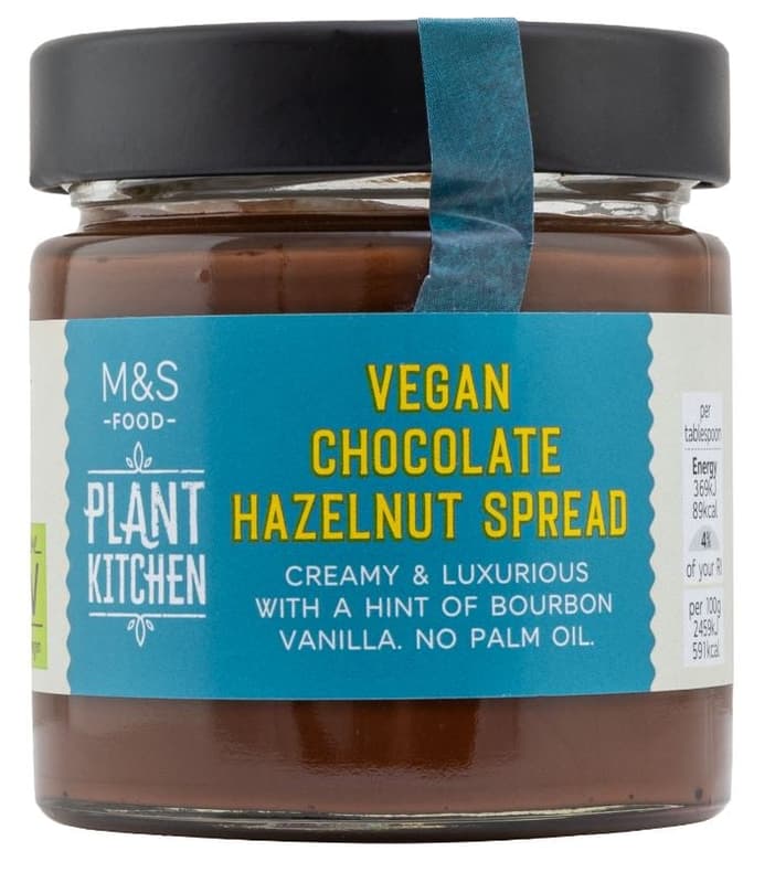 Marks & Spencer Chocolate Hazelnut Spread vegan