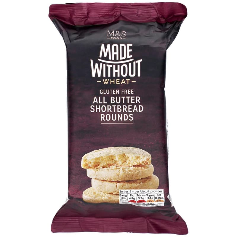 Marks & Spencer butter biscuits gluten free