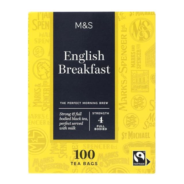 Marks & Spencer 100 English Breakfast tea bags, compostable