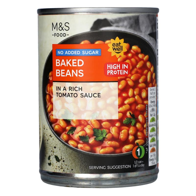 Marks & Spencer baked beans in tomato sauce
